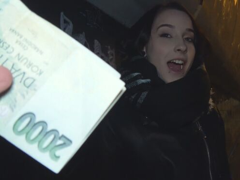 Czech university hottie got ravaged in a car