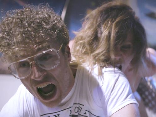 Hot Alien COUGAR Rampages Nerd Dude's Butt