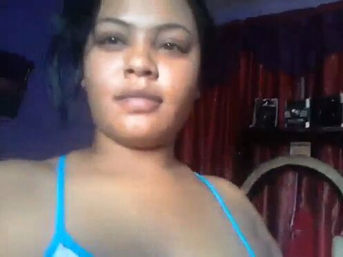 Chubby Arab Teen Shows Off Her Snatch