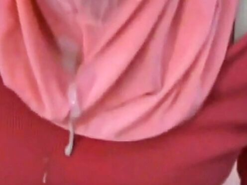 I Cum On A Cheater Arab Wifey's Hijab