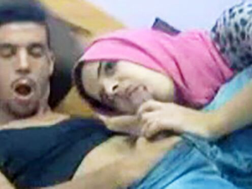 Arab Teen Sucks Huge Cock