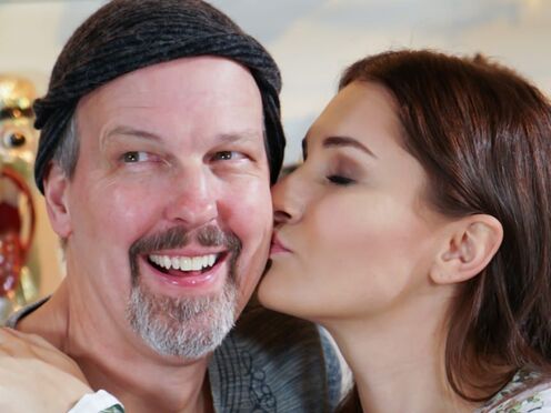 Spiritual leader fucks the younger beautiful babe