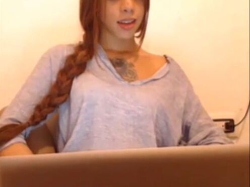 Adorable Teen TBabe Showing Off Her Big Dick