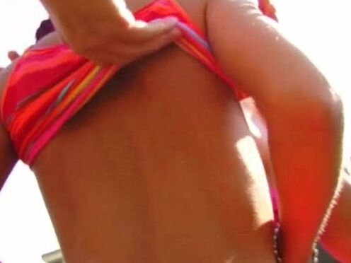 Two girls fuck around in killer outdoor groupsex