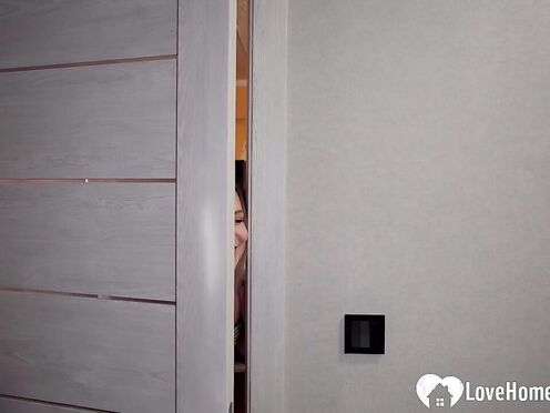 Lustful hot girl swaps herself with my toy