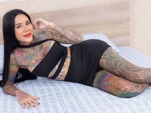 ASIANTGIRL - Pretty Inked Fai Solo Masturbation