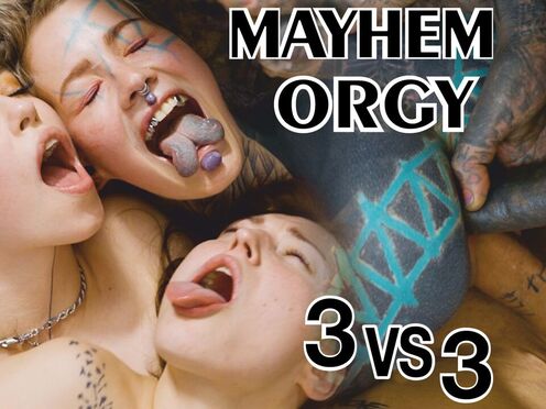 Anuskatzz Get double fucked & Finished Of With Some Nice Facial Over All 3 Girls