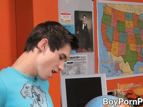 Twink Kalob Bridge sucks huge dick Skyelr Bleu before fucking