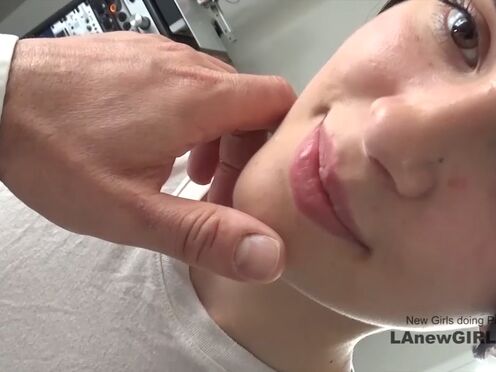 Nympho Charming Chick gets Super Lustful around Prick at Audition Teen