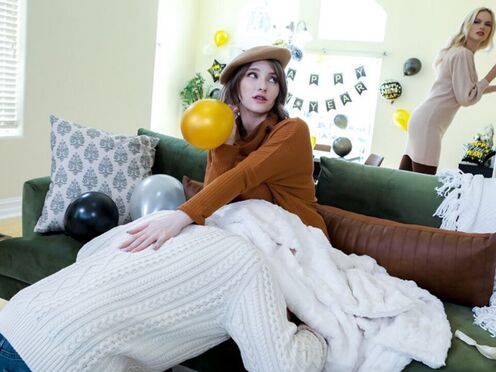 Stepdaughter & step dad come up with some fun of their own