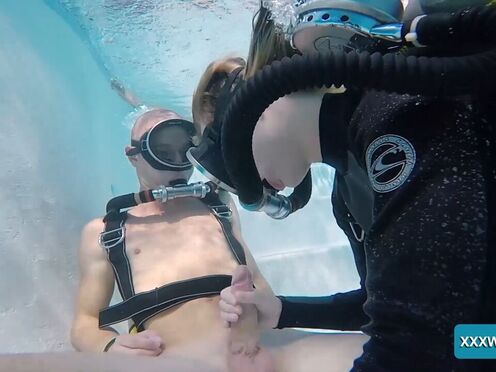 Hungarian blonde enjoys big dick in her mouth