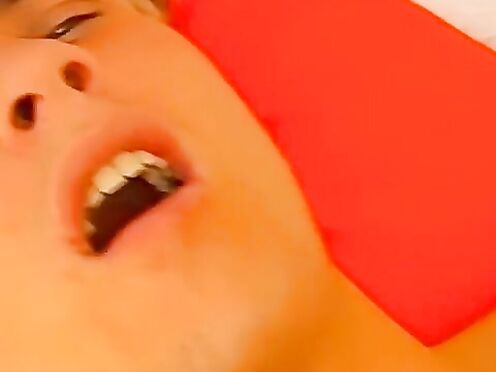 Gay guy butt toyed before taking on two rock solid cocks
