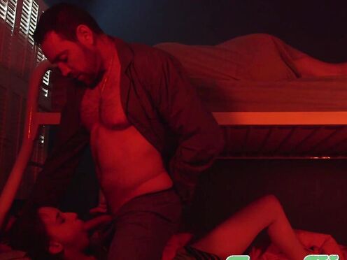 FAMILY STROKES 19yo stepdaughter has secret taboo sex with huge dick daddy