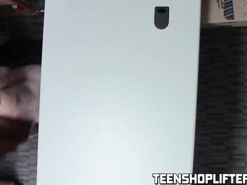 SHOPLYFTER Pretty ginger Lauren Phillips in burglar banging foursome