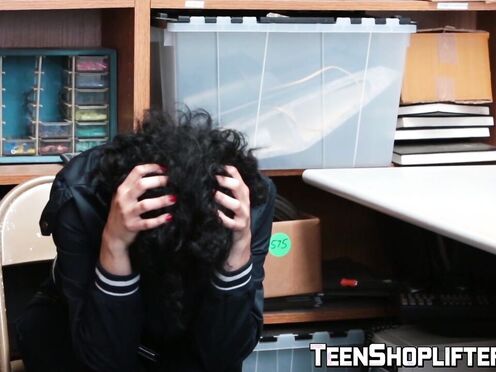 SHOPLYFTER Bombshell black girl Maya Morena banged for shoplifting