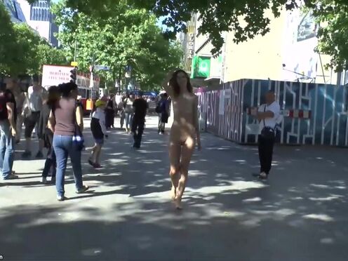 A lonely babe naked in Berlin
