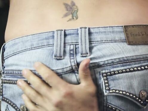 Slutty Ms. Steele Caught On The Hook