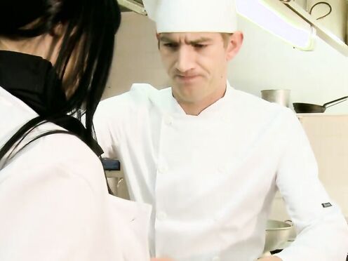 Anastasia Is Getting Messy In The Kitchen