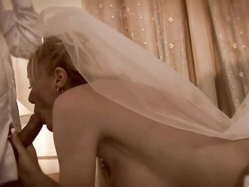 Slutty Bride Nails Waiter In Front Of Her Groom