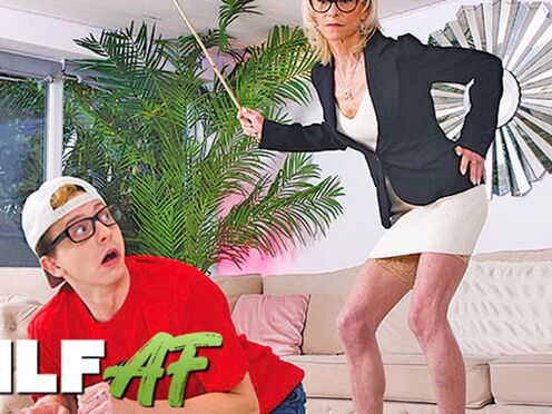 College Girl Gets  Disciplined by grandma