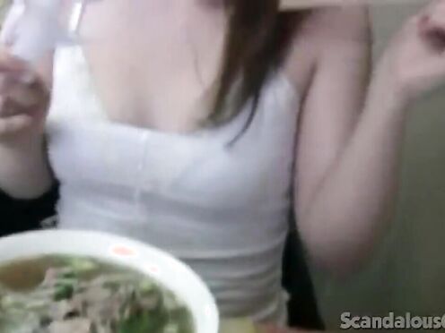 Public fetish teen whore sucking