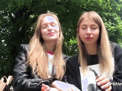 Ersties: Sexy Blonde Girls Enjoy Lesbian Sex Together