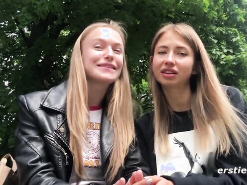 Ersties - Sexy Blonde Babes Take Turns Getting Each Other Off