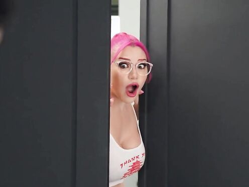 BRAZZERS Fuck.... my son's lustful GF caught me fucking my sex doll.... - Lily Lou