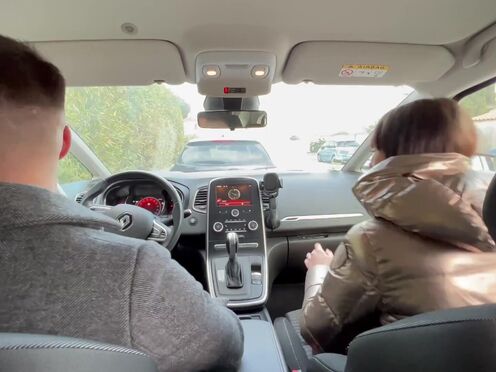 Alyson fucks with a driving school schoolgirl!