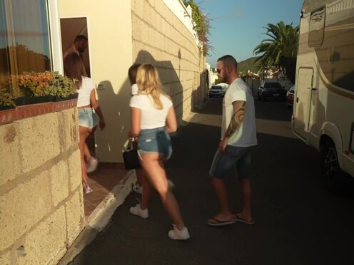 A well-deserved break for the Tenerife gang!