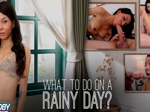 GROOBYGIRLS - Interracial anal on a rainy day hardcore anal