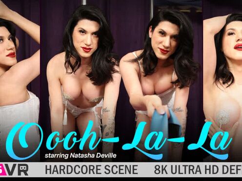 TRANSVR - Natasha Deville Dances & Wild On Top Of Prick