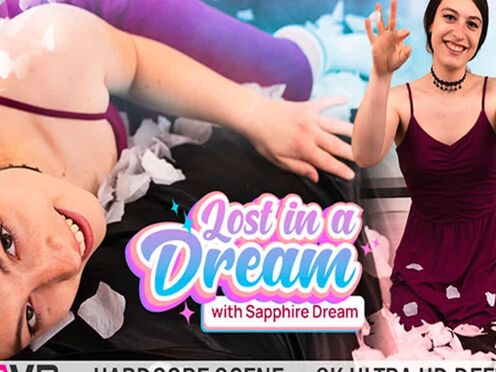 TRANSVR - Guy fucks Tgirl In P-O-V. Ass Pumping P-O-V with Footjob