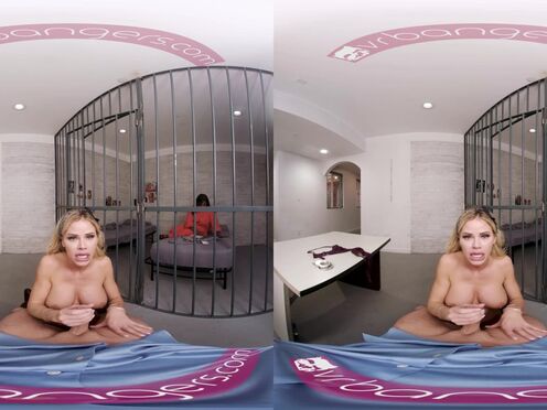 VRBangers Pretty prisoner is working your meat to get out of jail VR