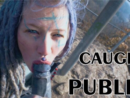 Tattoo Couple Get Catched While Fucking On A Ruine - P-O-V, Split Tounge Bj, Punk, Goth