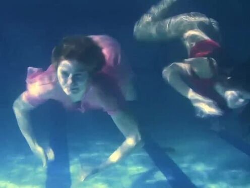 Mihalkova & Siskina & other babes underwater naked