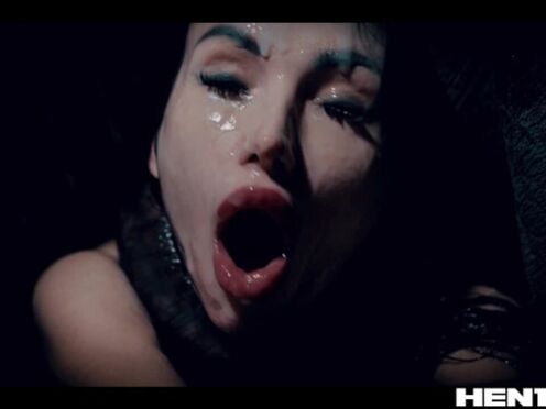 Real Life Hentai - Sasha Rose got huge facial after hardcore anal sex w Aliens