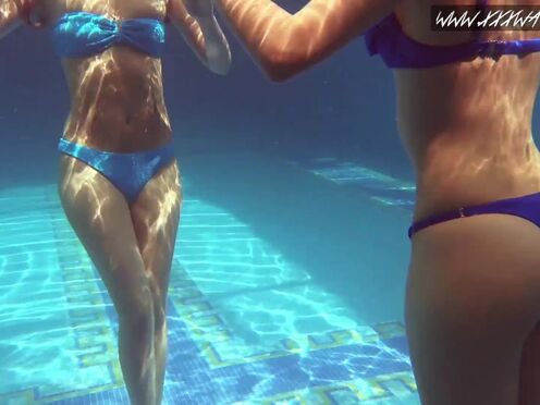Hot Teen Mia & Lina unveil their outer hotness to you all