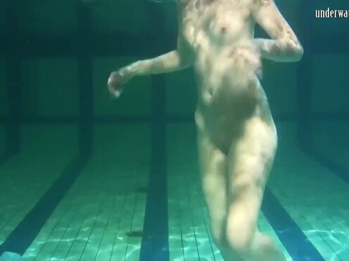 Tiniest sexiest horniest babes swim & masturbate