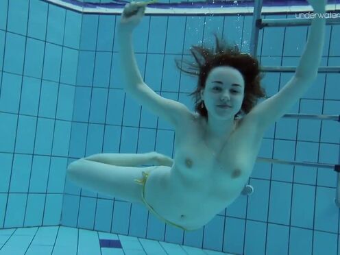 Large tits shaved beautiful babe Lada Poleshuk underwater