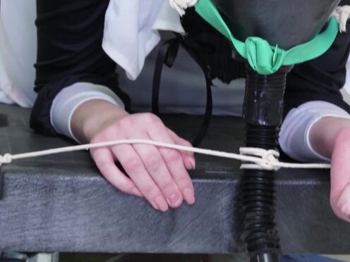 Breaking in amish sub babe