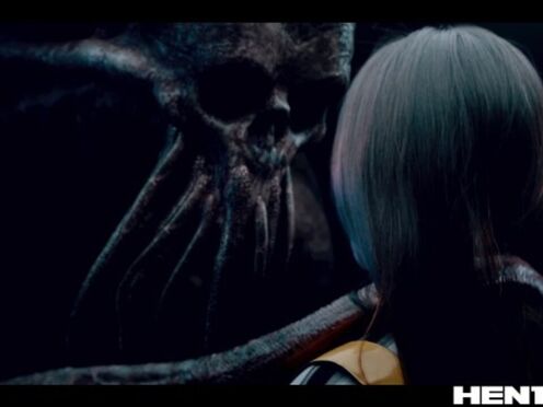 Real Life Hentai - Rae Lil Ebony banged by huge alien monster