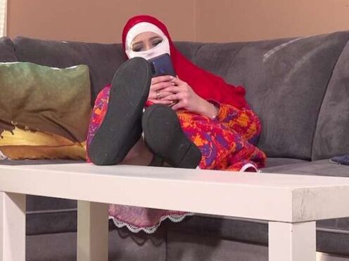 Hard dick instead of cleaning