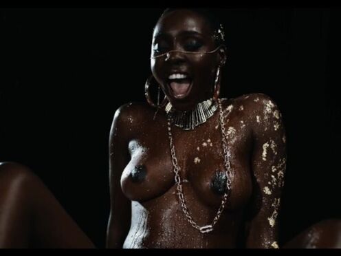 REAL LIFE VORE - Ebony Goddess squirt over Veronica Leal & swallow her