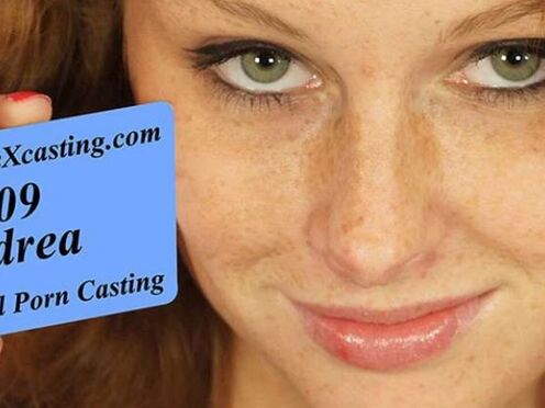 Andrea first real porn casting