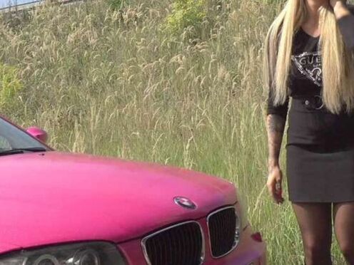 Sexy blonde loves money & cocks