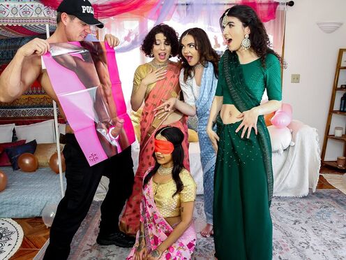 Indian bridal shower gets wild with sexy bride to be