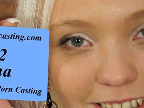 Gina's first porn casting