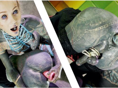 DOMINATRIX fist Transgender Inked - Femdom, toys (goth, punk, alt porn)