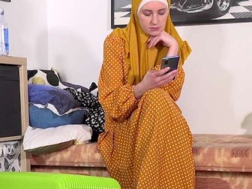 Muslim bitch spread her legs for ID